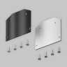 Заглушка торцевая к профилю Exility TRA034MP-2S-1, черный/белый 2 шт, Maytoni TRA034MPEC-1