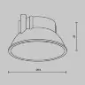 Отражатель для встраиваемого светильника Maytoni Downlight Ring8-10W-RD-BS