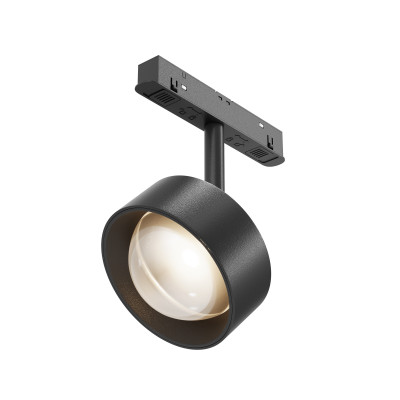 Трековый магнитный светодиодный светильник EXILITY Maytoni Lens TR217-2-15W3K-B