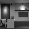 Трековый однофазный светильник Maytoni Vuoro Unity TR003-1-36W3K-M-B