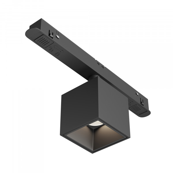 Трековый магнитный светодиодный светильник Maytoni Exility Alfa S TR133-2-7W4K-B