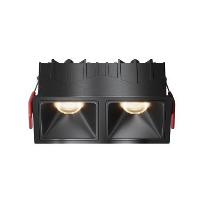Светильник встраиваемый светодиодный Maytoni Alfa LED DL043-02-10W3K-SQ-B-1