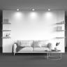 Потолочный светильник Maytoni Technical Hoop C086CL-GX53-SRD-WS