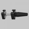 Настенный фиксатор для подвесного монтажа шинопровода Elasity Maytoni Technical TRA160BC-B