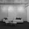 Трековый магнитный светодиодный светильник Maytoni Flarity Bianca TR147-1-3W3K-B