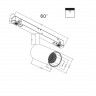 Трековый светильник Maytoni Focus LED TR032-2-5W4K-W-B