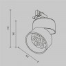 Трековый трехфазный светодиодный светильник Maytoni Trinity Alfa TR199-3-15W4K-M-B