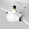 Встраиваемый светильник Maytoni Technical Gyps Modern DL002-1-01-W-1