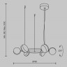 Люстра подвесная светодиодная Maytoni Mind MOD299PL-L60BC3K
