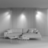 Трековый светодиодный светильник Maytoni Technical Elti Duo TR005-2-2X12W3K-BW