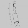 Трековый магнитный светодиодный светильник Maytoni Flexity Focus Led TR201-1-5W3K-M-BBS