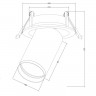 Встраиваемый спот Maytoni Technical Focus S C048CL-U-1B