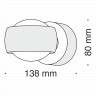 Бра Maytoni Lens MOD072WL-L8B3K