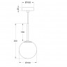 Светильник подвесной Maytoni Basic form MOD321PL-01B