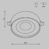 Светильник светодиодный встраиваемый Maytoni Planet DL035-2-L6W4K