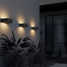 Уличный настенный светодиодный светильник Maytoni Outdoor Cont O464WL-L18GF3K
