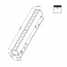 Трековый светильник Maytoni Points TR031-4-12W3K-S-DS-B