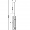 Подвесной светодиодный светильник Maytoni Ordo MOD272PL-L12BS3K