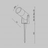 Ландшафтный светодиодный светильник Maytoni Outdoor Bern O050FL-L5W3K