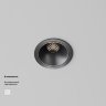 Светильник встраиваемый Maytoni Alfa LED DL043-01-10W4K-RD-B-1