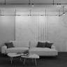 Трековый магнитный светодиодный светильник Maytoni Flarity Skim TR145-1-3W3K-W-B