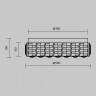 Люстра потолочная светодиодная Maytoni Castello MOD336CL-L100G3K