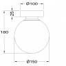 Светильник настенный Maytoni Basic form MOD321WL-01W