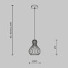 Светильник подвесной Maytoni Roots MOD192PL-01W