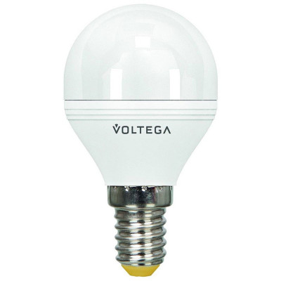 Лампа светодиодная E14 8Вт 4000K Voltega Globe 5494