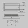 Блок питания для магнитных систем 480Вт, IP67 Maytoni Power Supply Magnetic PSL008-480W-48V-IP67