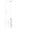 Светильник подвесной Maytoni Coctail time MOD325PL-01G