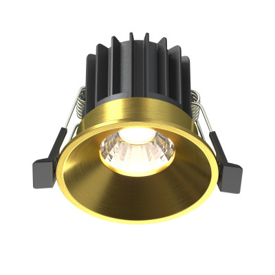 Встраиваемый светодиодный светильник Maytoni Technical Round DL058-7W4K-BS