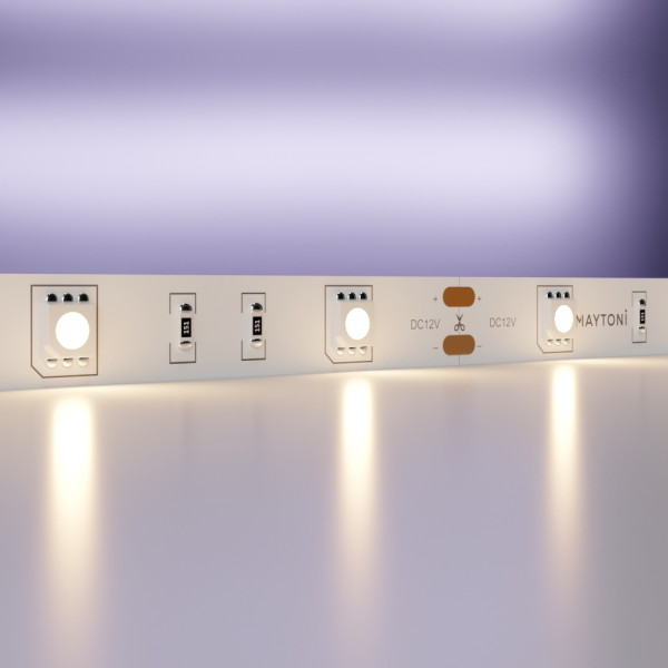 Светодиодная лента 12В 5050 7,2Вт/м  3000K 5м IP20 10120