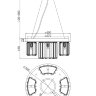 Подвесной светильник Maytoni Colline MOD083PL-04CH
