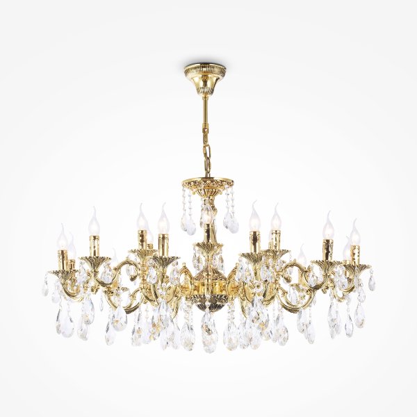 Хрустальная люстра Maytoni Monica DIA883-PL-18-G