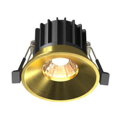 Встраиваемый светодиодный светильник Maytoni Technical Round DL058-12W3K-BS