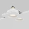 Светильник встраиваемый Maytoni Gyps Modern DL002-GU10-02-W