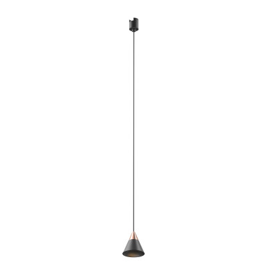 Трековый подвесной светодиодный светильник Maytoni Technical TR166-1-7W3K-M-B