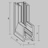 Коннектор угловой внутренний, накладной Maytoni Levity TRA184ICL-11B