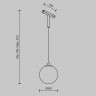 Трековый магнитный светодиодный светильник Maytoni Basity Luna TR178-1-5WTW-B