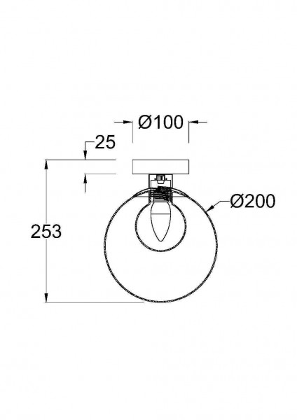 Настенный светильник Maytoni Basic form MOD521WL-01G3
