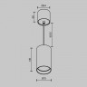 Светильник подвесной светодиодный Maytoni Vol P100PL-20W4K-BS