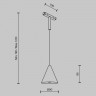 Трековый светодиодный светильник Maytoni Basity Cono TR182-1-5WTW-M-B
