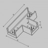 Коннектор питания Т-образный Elasity Maytoni Technical TRA160CT-11B