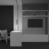 Трековый магнитный светодиодный светильник Maytoni Levity Skim TR191-1-3W2.7K-M-B