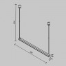 Трековый подвесной светодиодный светильник Maytoni Technical TR170-1-26W3K-B