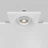 Светильник встраиваемый Maytoni Gyps Modern DL006-GU10-RD-W
