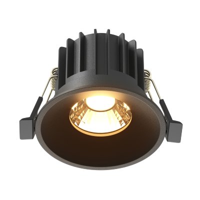 Светильник встраиваемый светодиодный Maytoni Round DL058-12W2.7K-B