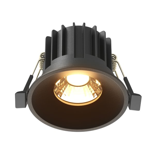 Светильник встраиваемый светодиодный Maytoni Round DL058-12W2.7K-B