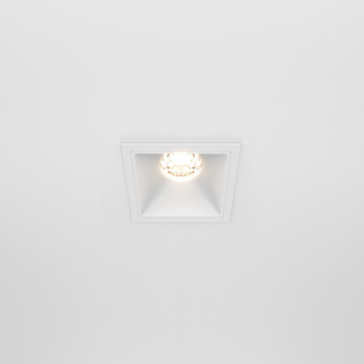 Встраиваемый светильник Maytoni Technical Alfa LED DL043-01-10W3K-SQ-W